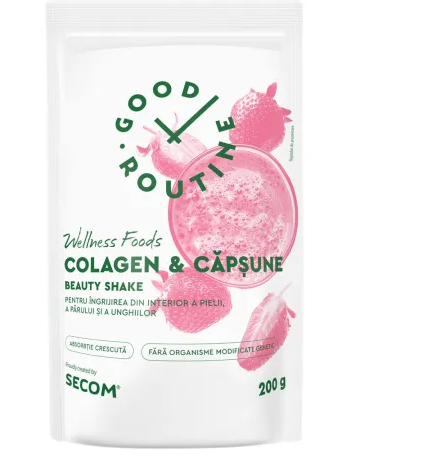 SECOM Secom colagen capsune beauty shake 200 g