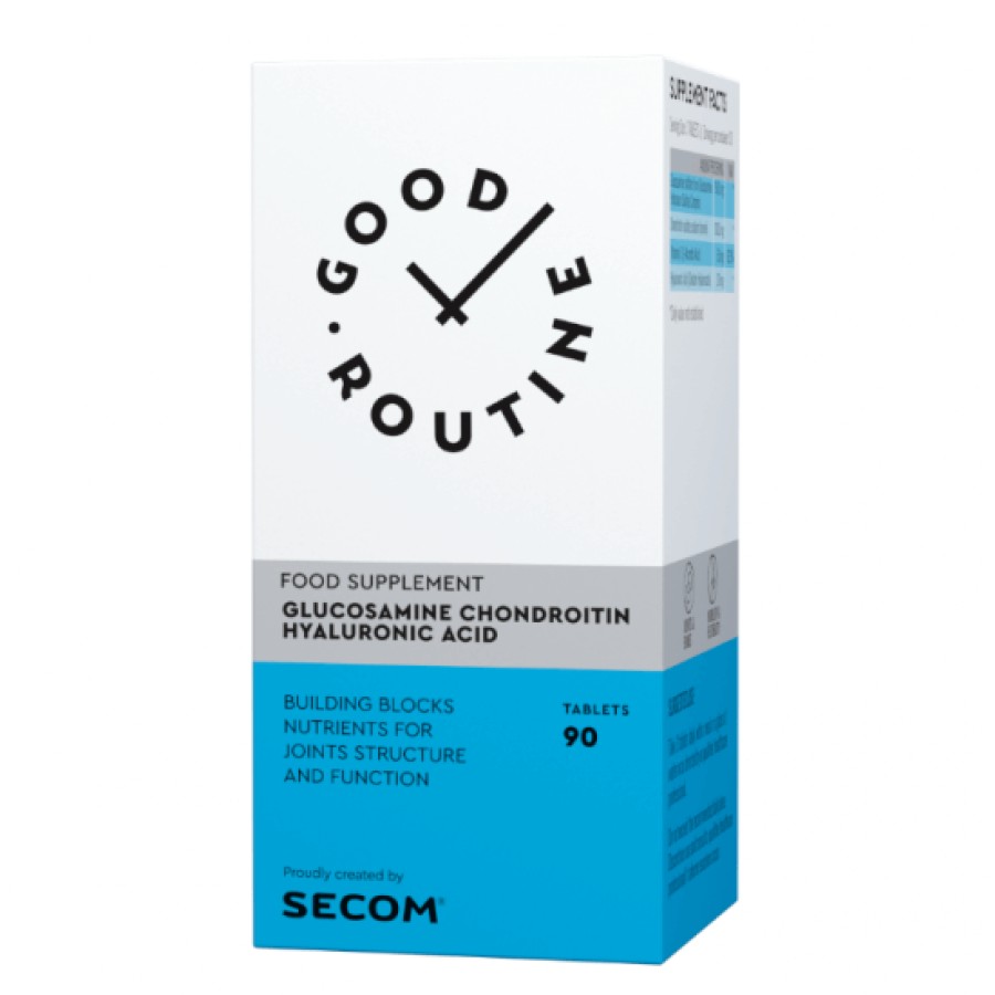 SECOM GLUCOSAMINE CHONDROITIN HYALURONIC ACID X 90 CPR