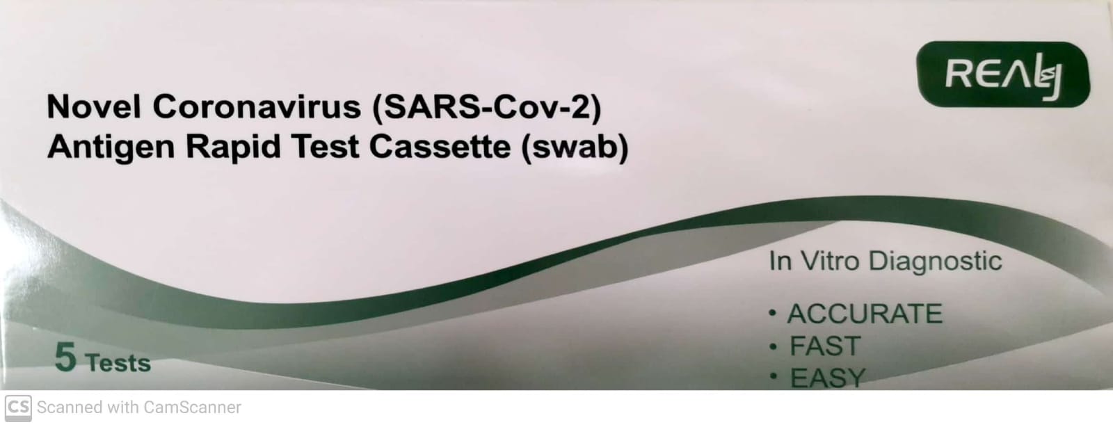 Set depistare SARS COV2 (Covid), 5 teste
