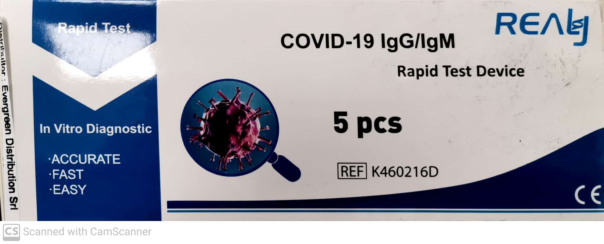 Set Test Rapid Covid Anticorpi IGG/GM, 5 buc