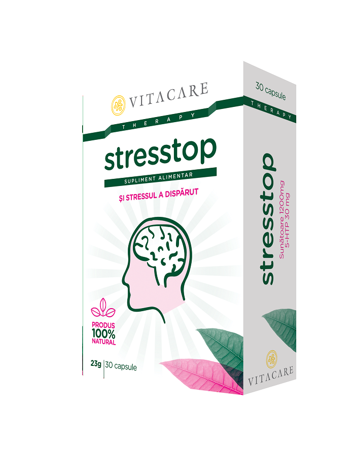 Stresstop, 30 capsule, Vitacare