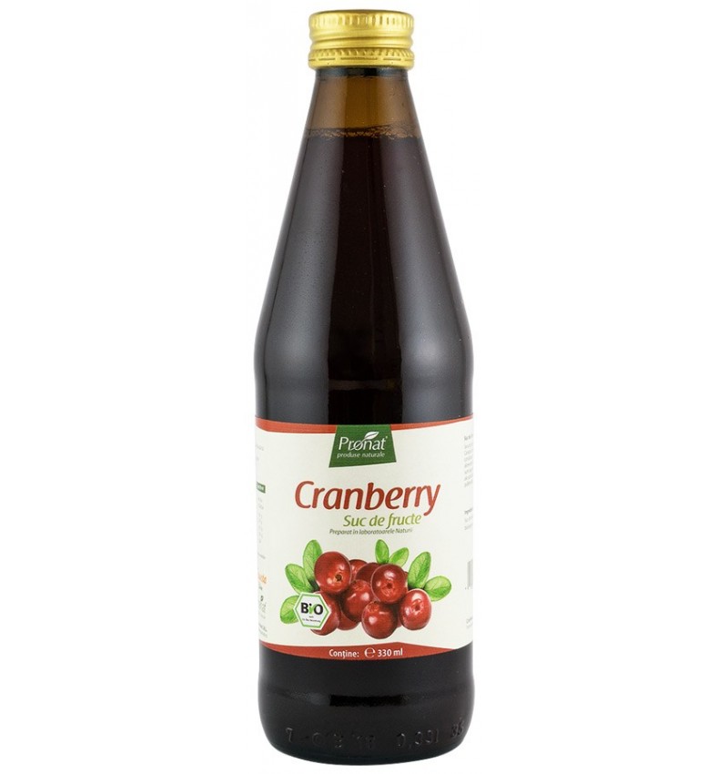 SUC MERISOARE CRANBERRY, 330ML PRONAT