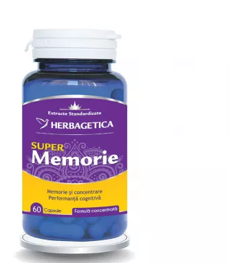 HERBAGETICA Super memorie x 60 cpr herbagetica
