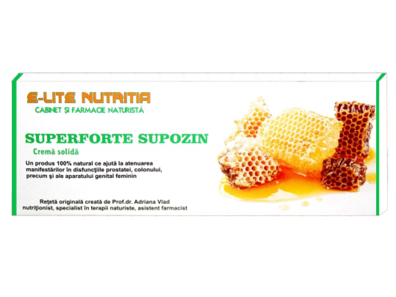 SuperForte Supozin 20 supozitoare E-LITE NUTRITIA