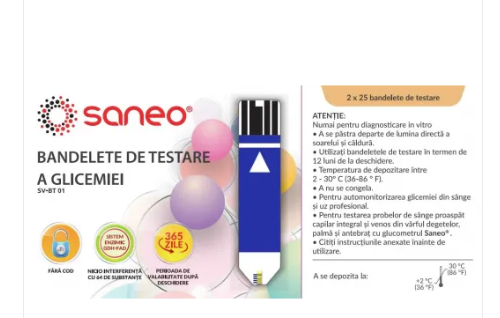 SANVERO Teste glicemie saneo 50 buc
