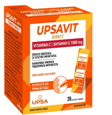UPSA Upsavit direct vitamina c 1000mg 20 plicuri