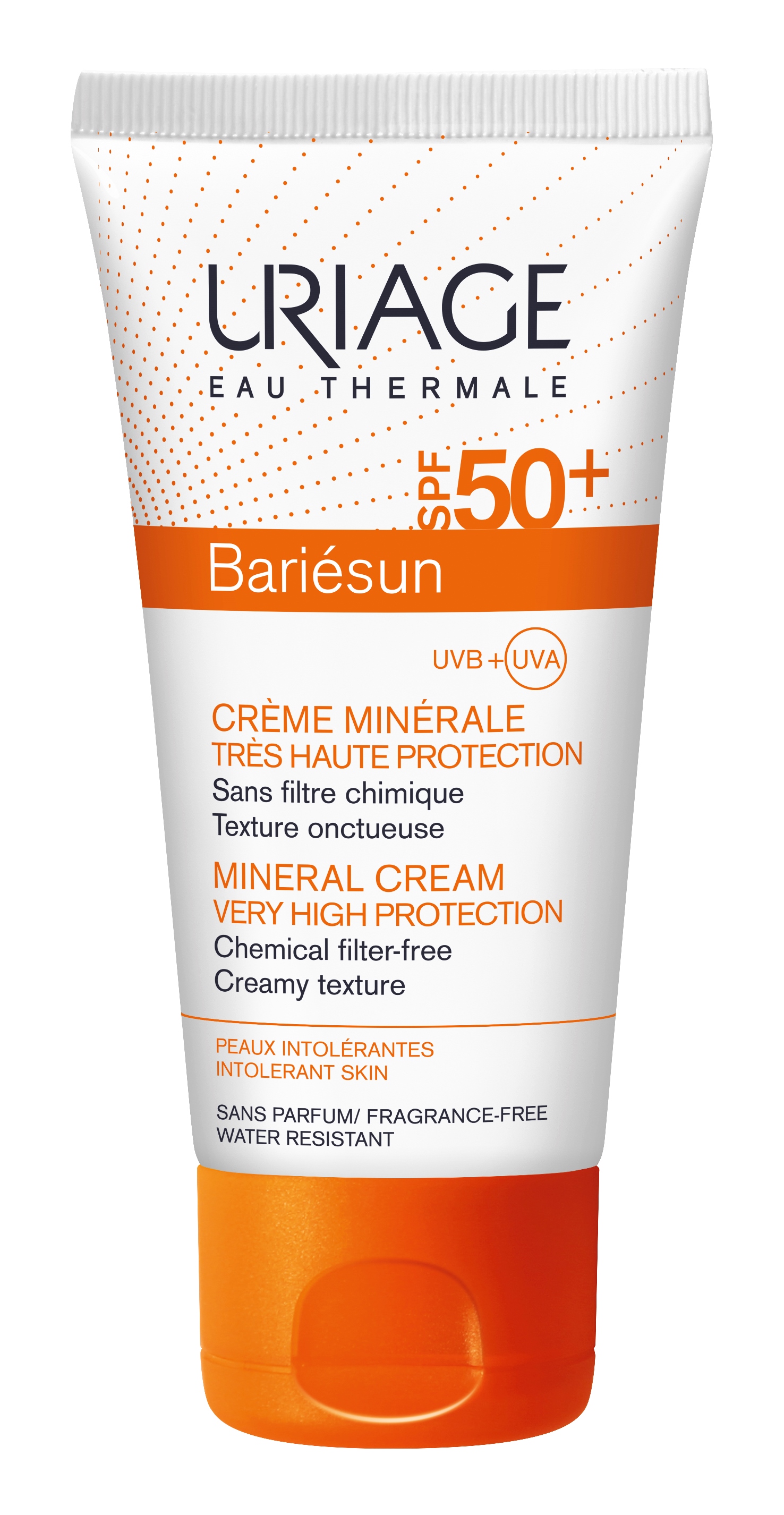 BARIESUN Crema minerala protectie solara SPF50+,  50ml, Uriage