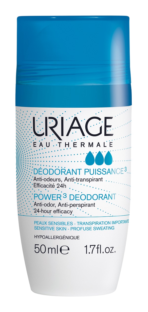 Deodorant roll-on anti-perspirant 24h, 50ml, Uriage