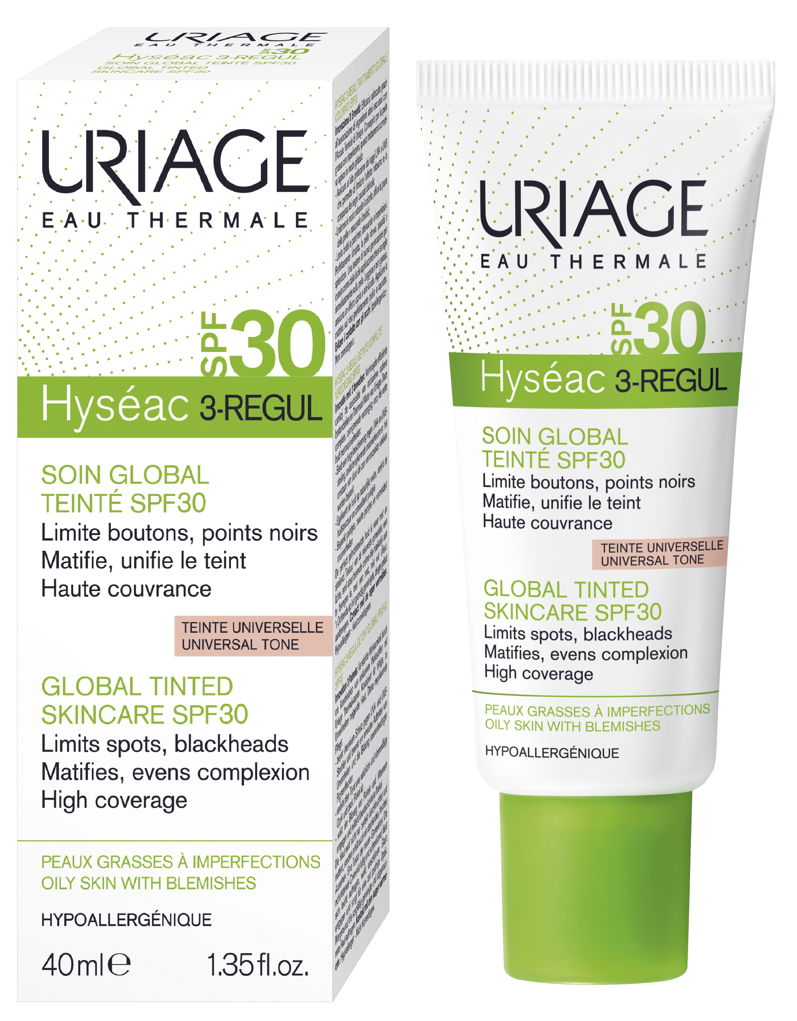 Uriage HYSEAC 3-Regul Crema colorata SPF30 40ml