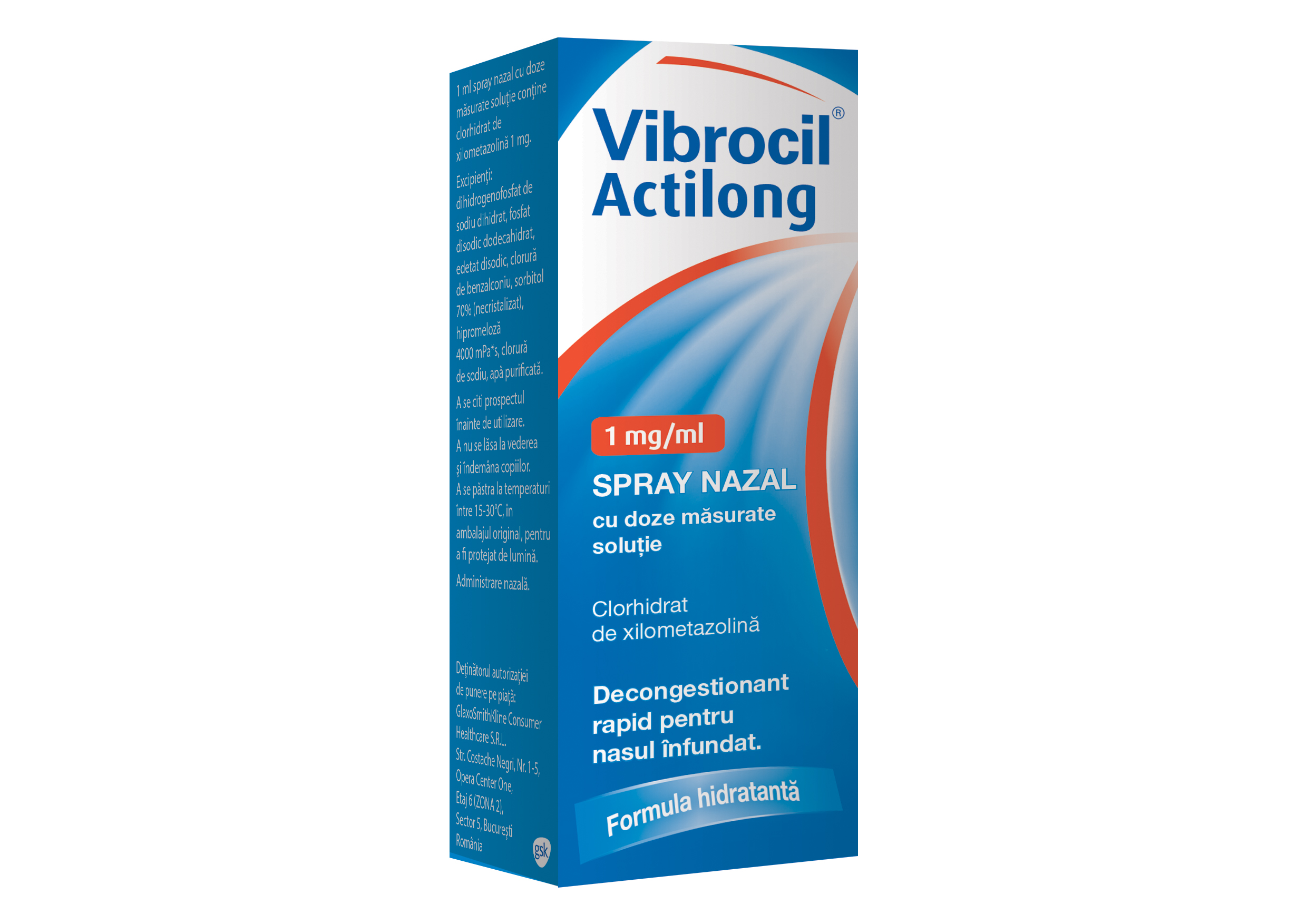 Vibrocil Actilong spray nazal, 10 ml, Gsk