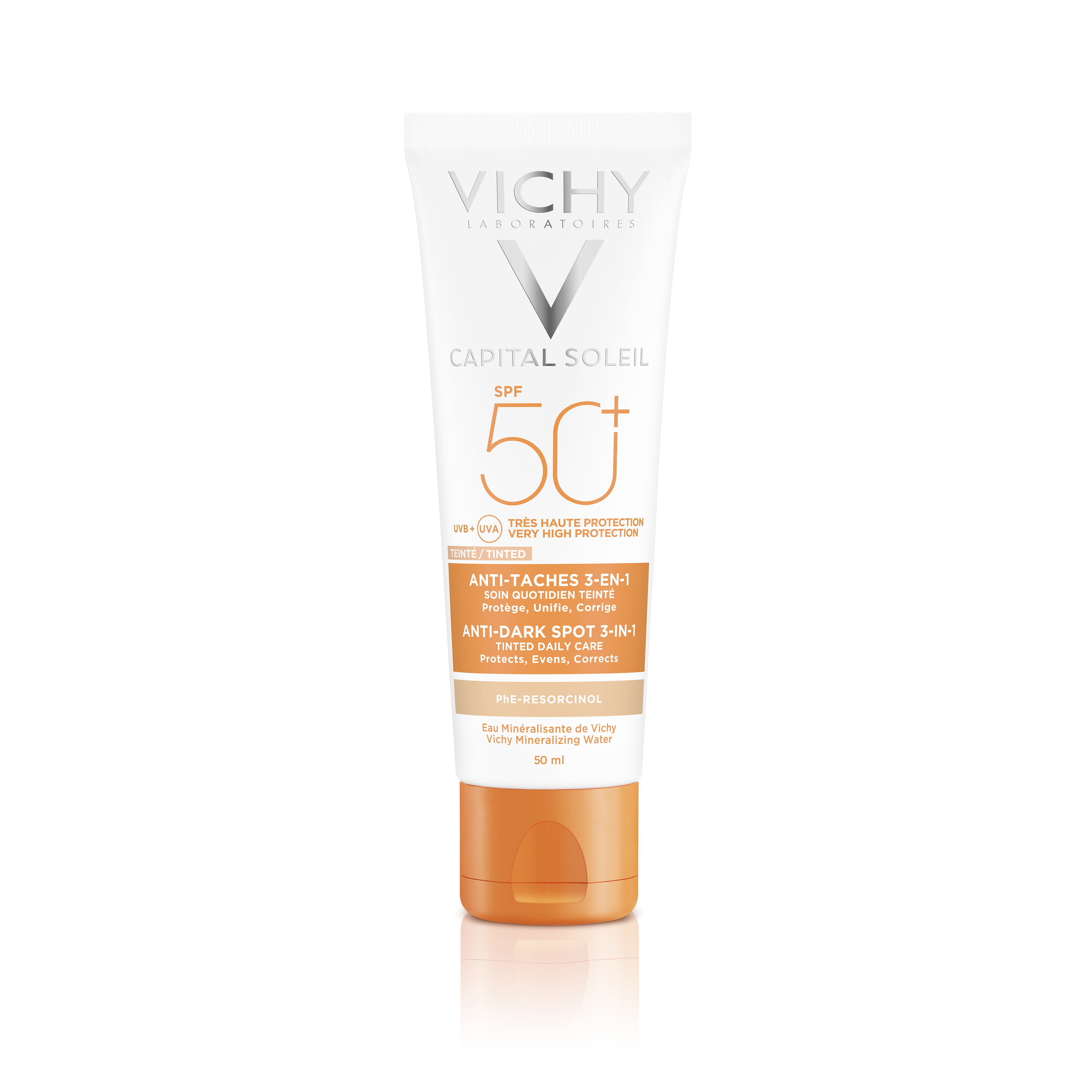 VICHY Vichy crema colorata anti-pete pigmentare vichy ideal soleil cu spf50+, 50ml