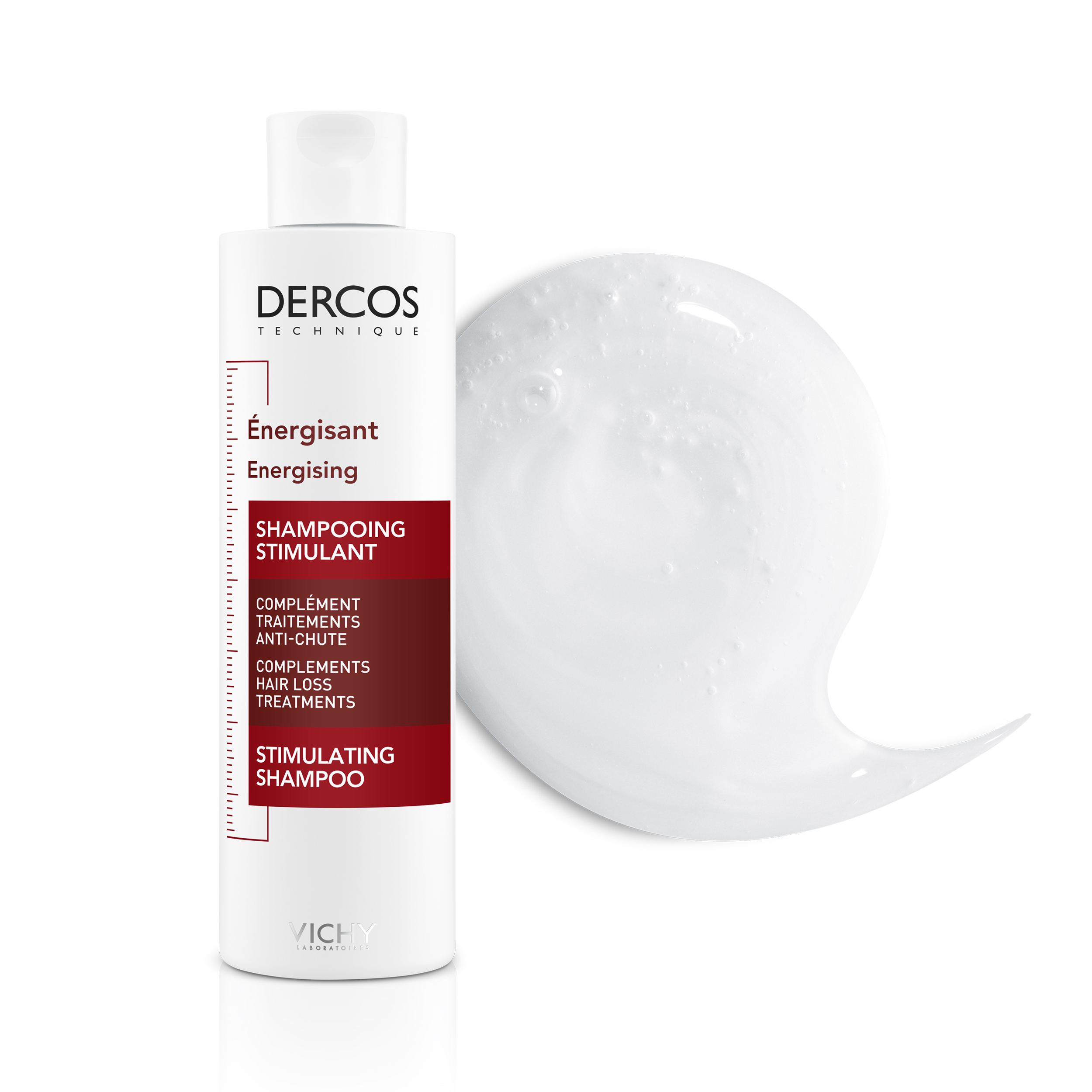 VICHY Dercos Şampon Energizant cu Aminexil® împotriva căderii părului, 200 ml 
