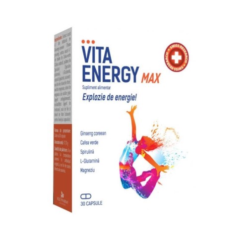 VITA ENERGY MAX, 30 CPS, MBA PHARMA