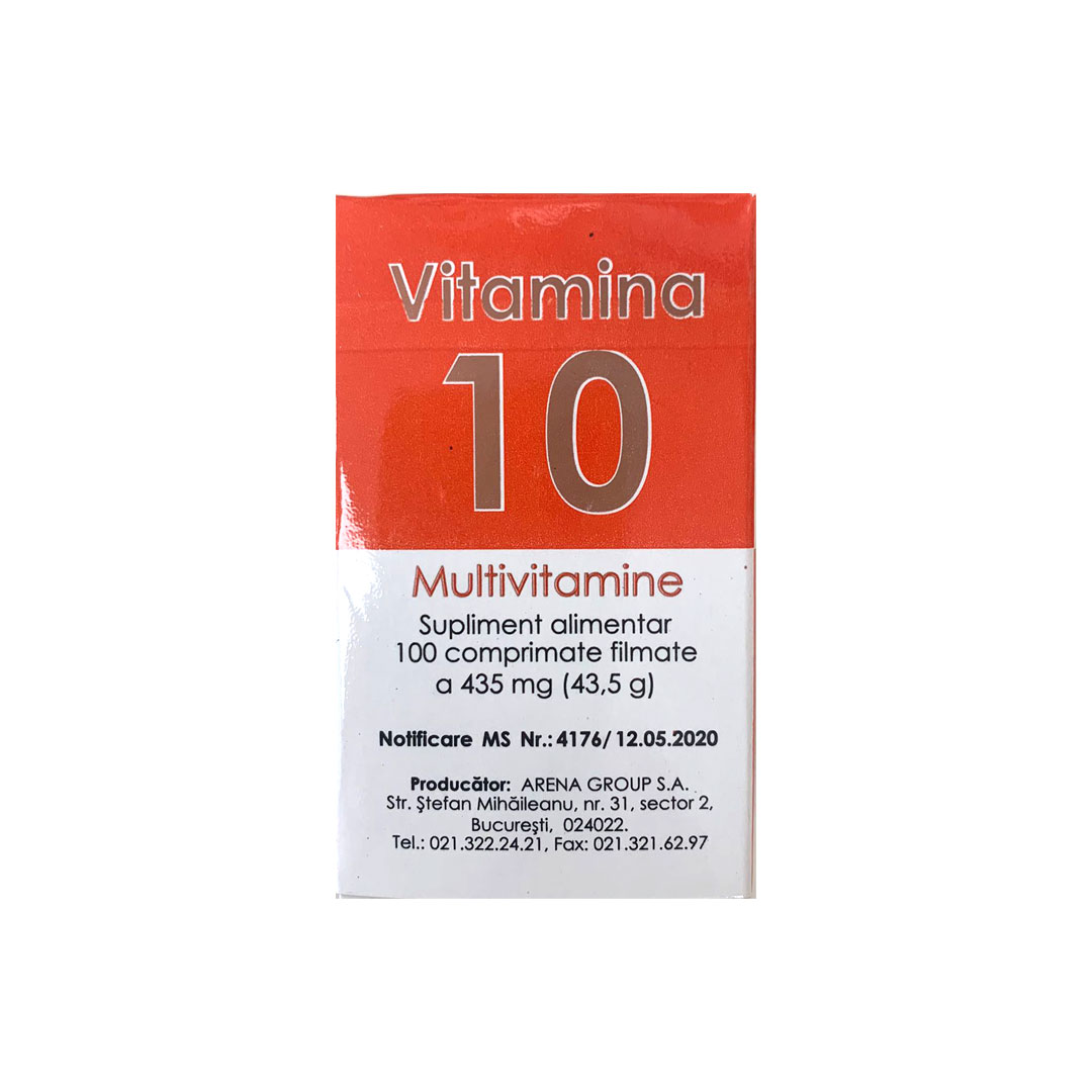 Vitamina 10, 100 comprimate, Arena Group