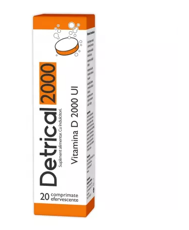 ZDROVIT Zdrovit detrical d3 2000ui*20cpr eff
