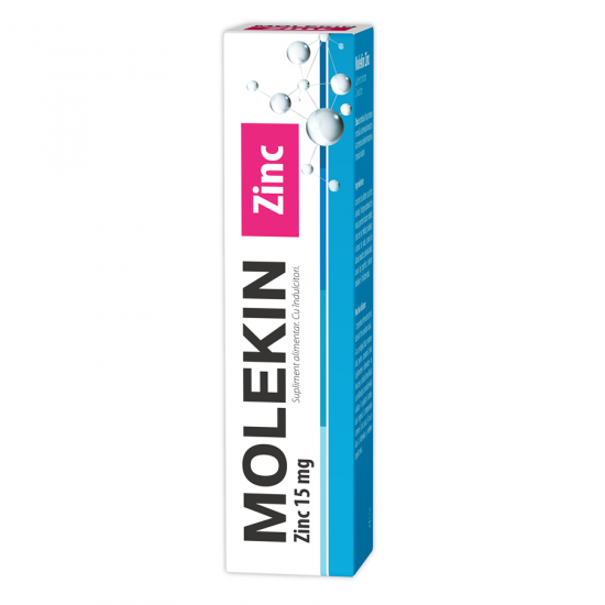 Molekin Zn 15 mg, 20 comprimate, Zdrovit