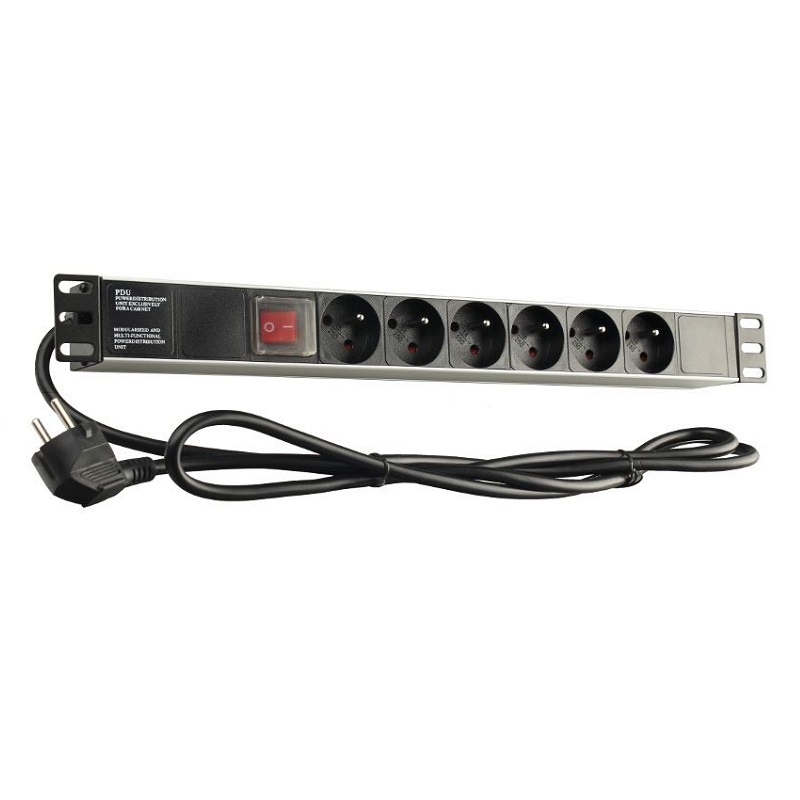 Bară alimentare PDU, rackabilă, 6 prize Shucko KMW KM-PDU6-16A KM-PDU6-16A