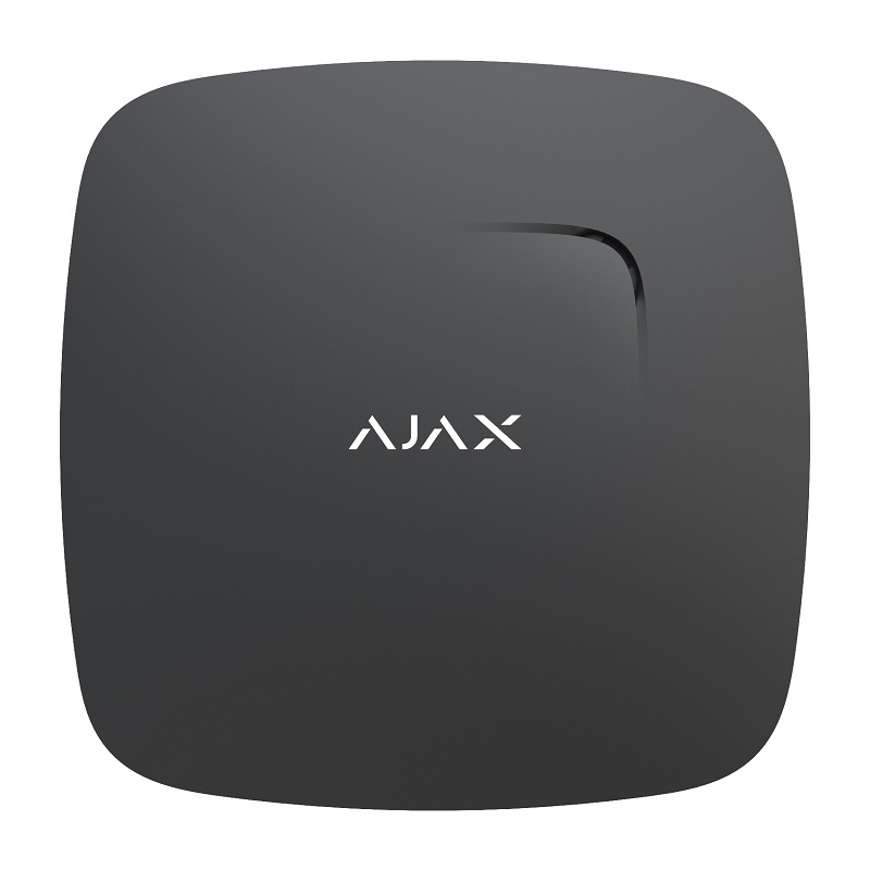 Detector Wireless de fum și temperatură Ajax FireProtect  Negru