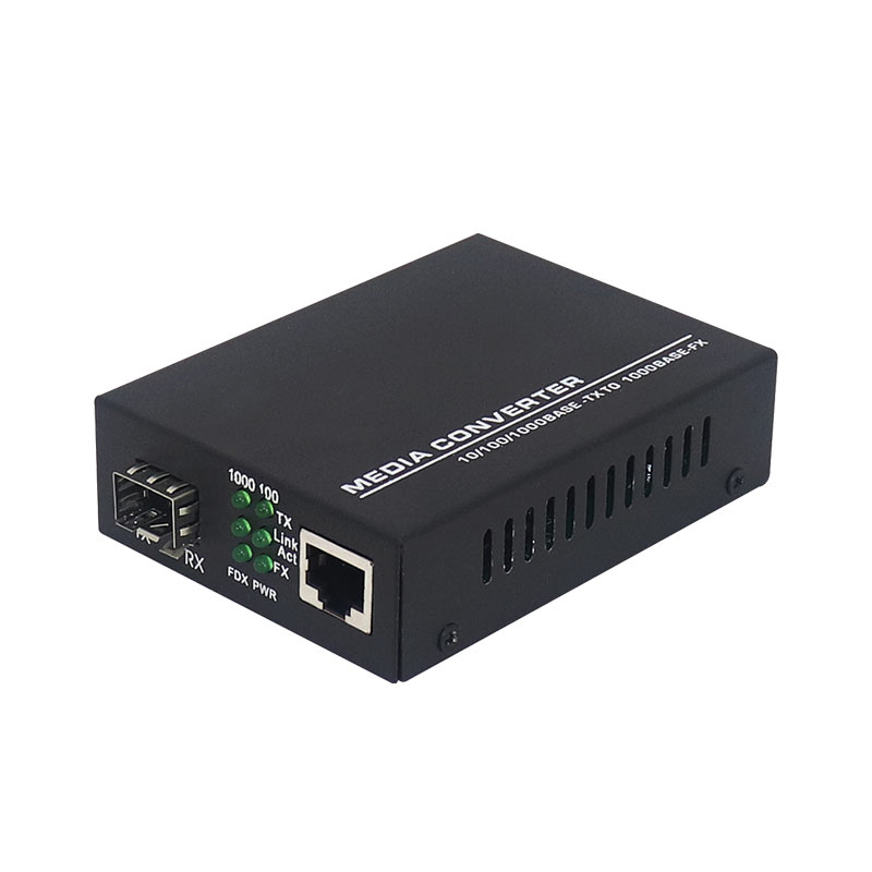 Media convertor fibră optică cu port SFP Gigabit KMW KM-PSW0101GS