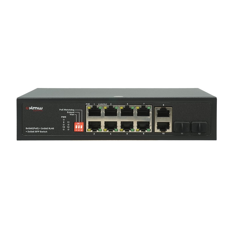Switch FO industrial 8 + 8 porturi KMW KM-PSF0808G KM-PSF0808G