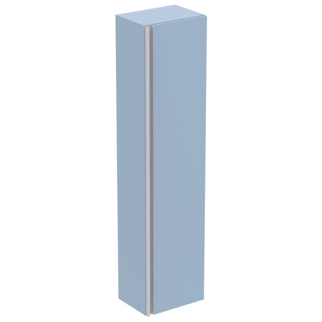 Dulapuri baza si blaturi lavoar - Dulap inalt tip coloana suspendat Ideal Standard Tesi 40x30x170 cm cu 1 usa, albastru deschis mat, laguna.ro