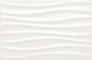 Faianta - Faianta Marazzi Chroma White Struttura Tide 3D, 25x38 cm, laguna.ro