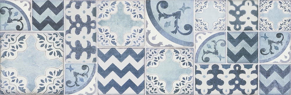 Faianta - Faianta Marazzi Pottery Decoro Azulejo 25x76 cm, albastru, laguna.ro