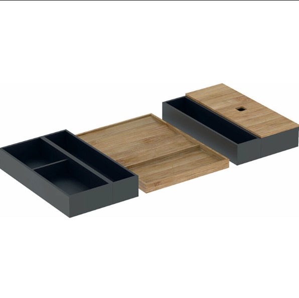 Dulapuri baza si blaturi lavoar - Organizator sertar superior Geberit One pentru mobilier de 75 cm, laguna.ro