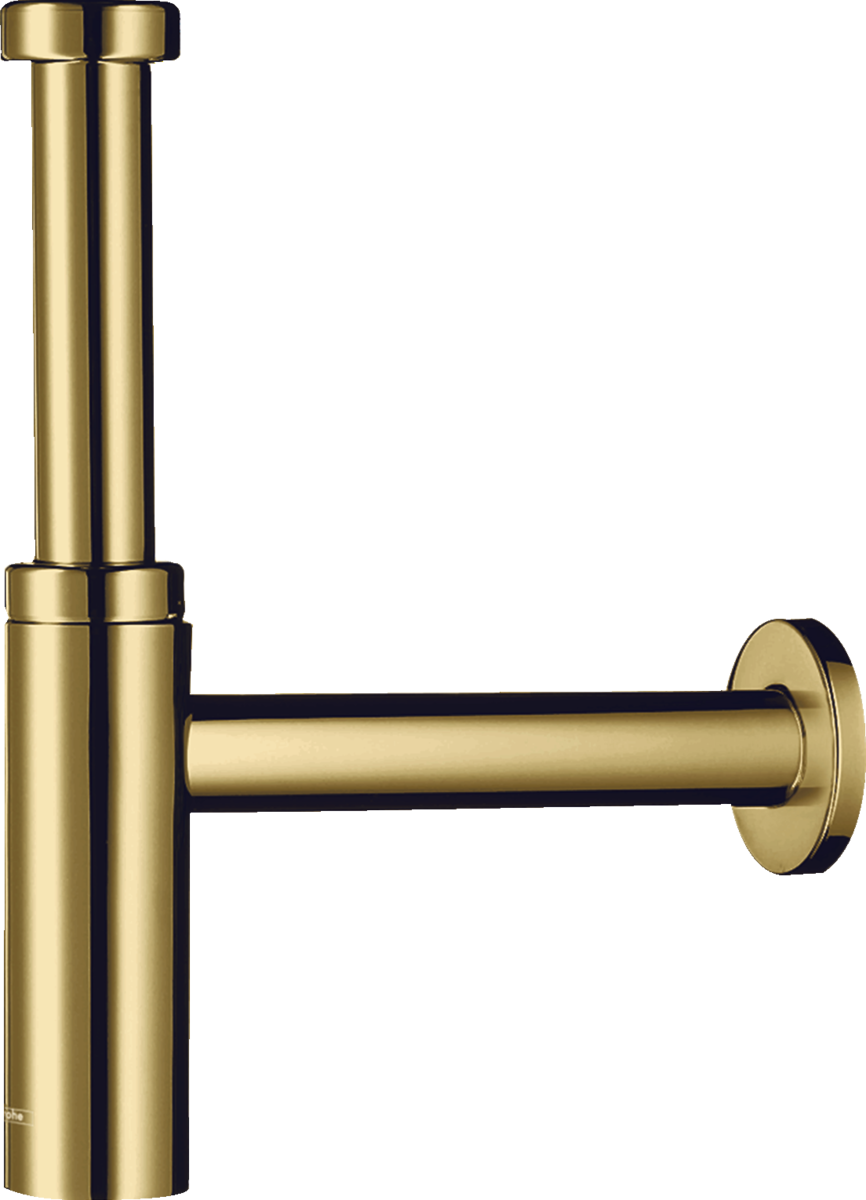 Sifoane, racorduri si ventile - Sifon lavoar Hansgrohe Design FlowStar S, gold optic lustruit, laguna.ro