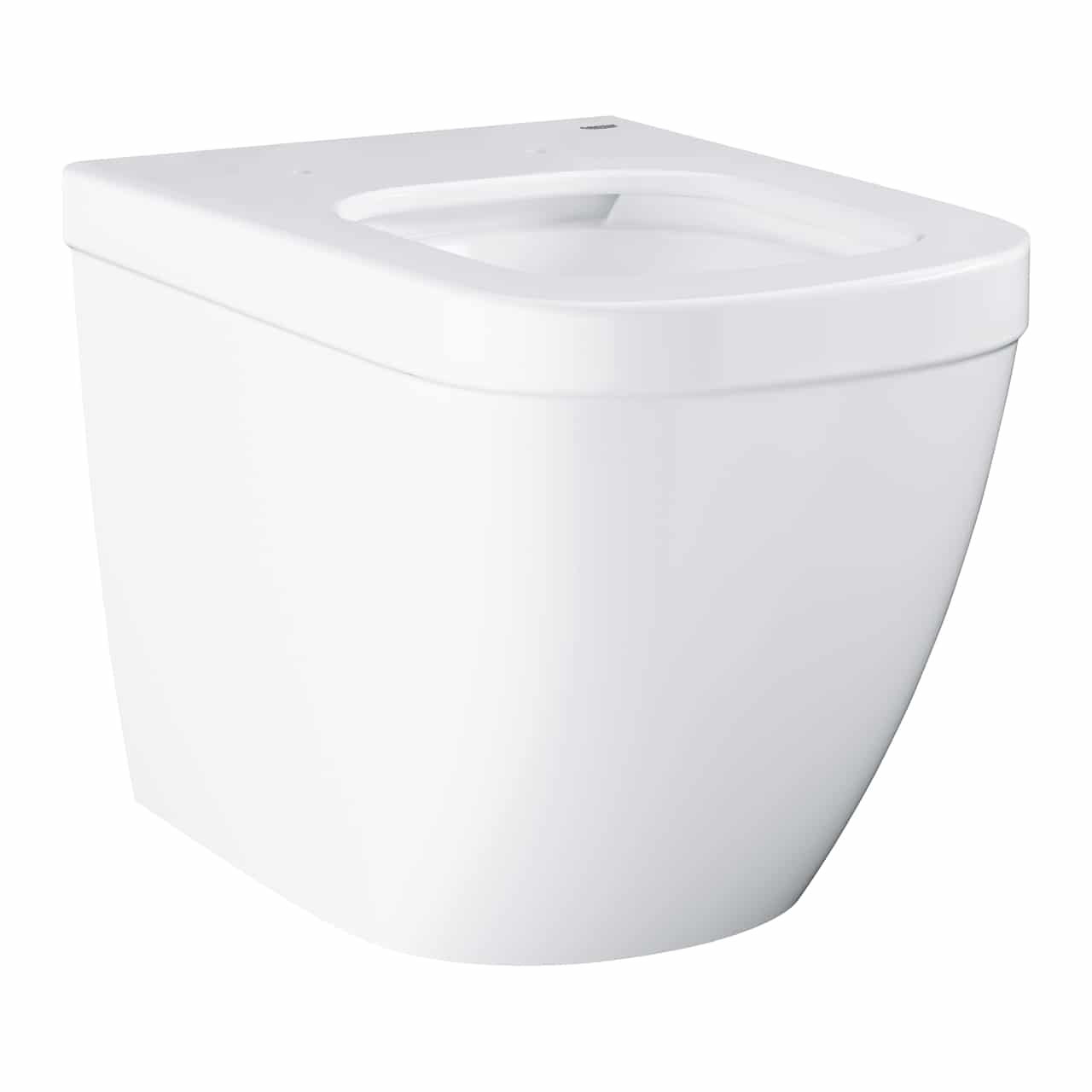 Vase wc - Vas wc pe pardoseala Grohe Euro Ceramic Rimless TripleVortex 54x37 cm, lipit de perete, pentru rezervor incastrat, laguna.ro