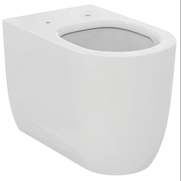 Vase wc - Vas wc pe pardoseala Ideal Standard Blend Curve AquaBlade BTW 56 x 36 cm, pentru rezervor incastrat, alb, laguna.ro