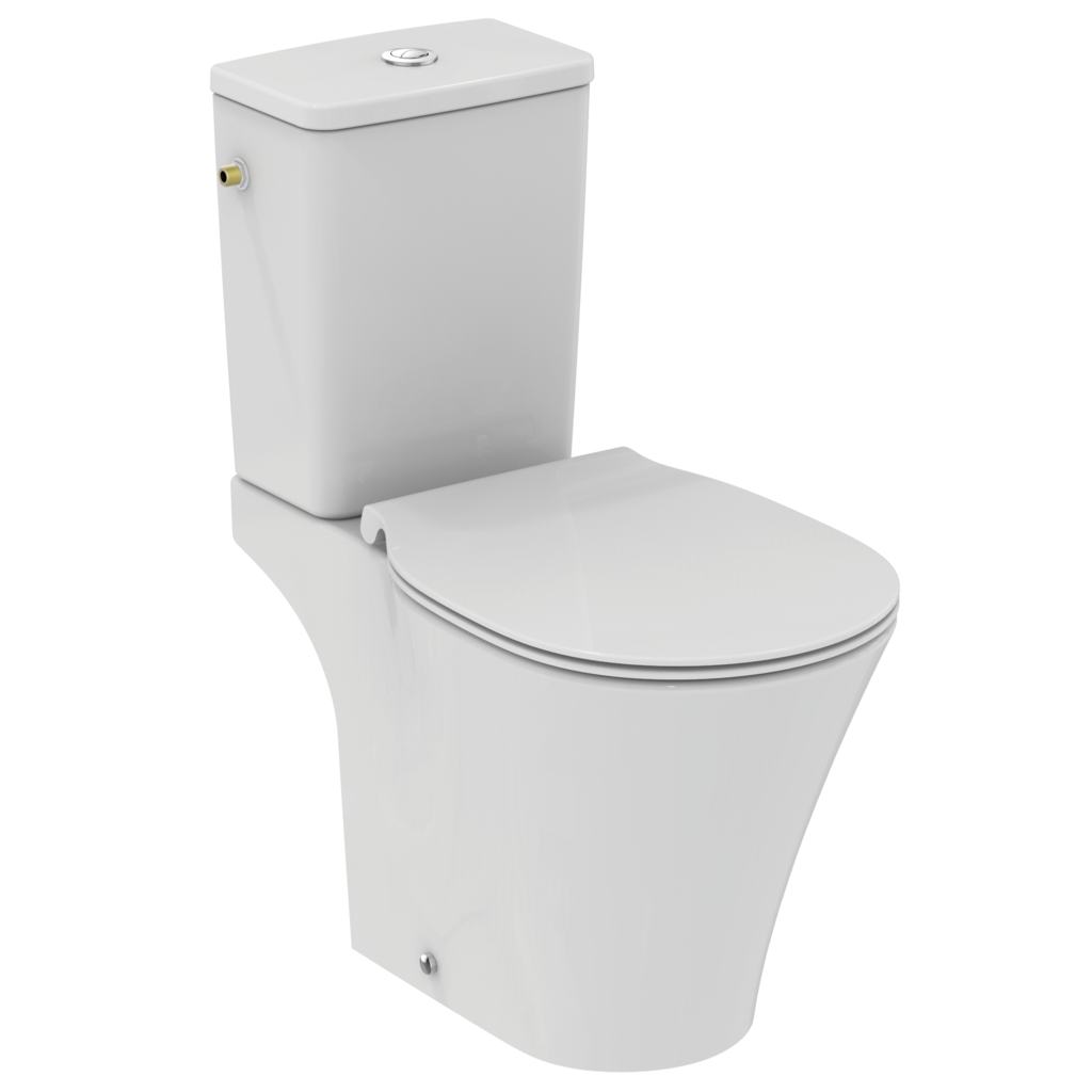 Vase wc - Vas wc pe pardoseala Ideal Standard Connect Air Aquablade 66x36 cm, alb, laguna.ro