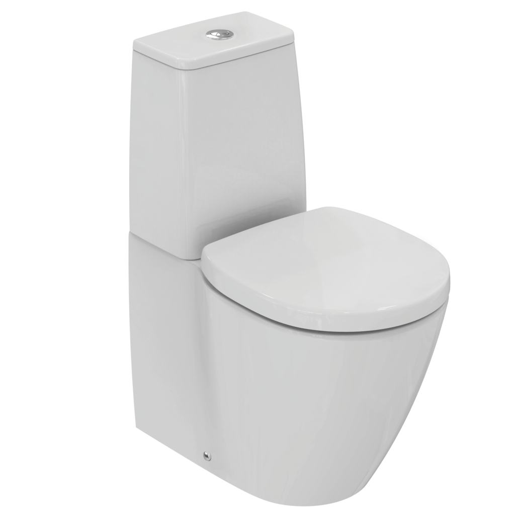 Vase wc - Vas wc pe pardoseala Ideal Standard Connect Space compact 60x36 cm, lipit de perete, alb, laguna.ro