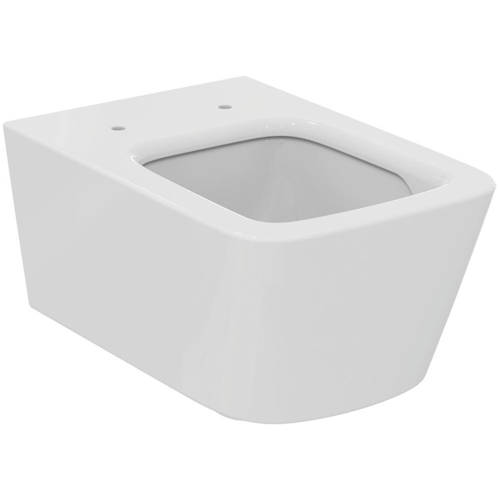 Vase wc - Vas wc suspendat Ideal Standard Blend Cube Aquablade 55 x 37 cm, alb, laguna.ro