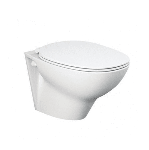 Vase wc - Vas wc suspendat Rak Ceramics Morning Rimless 52x36 cm, alb, laguna.ro