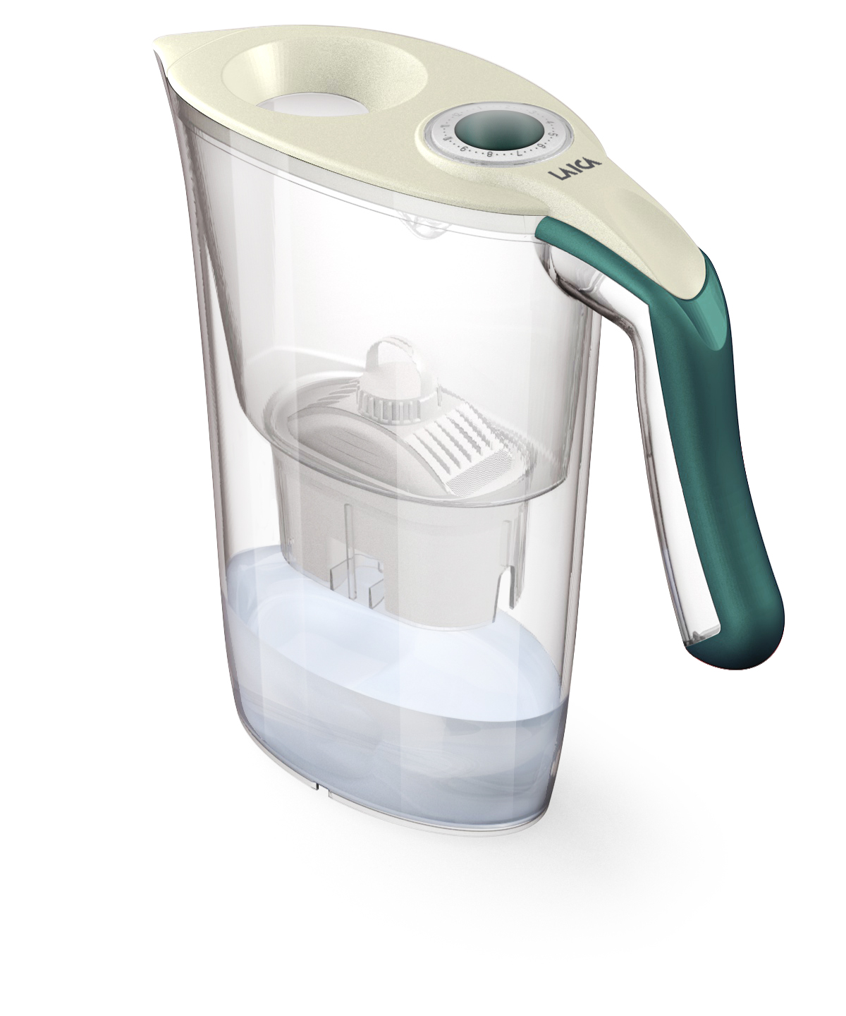 Cana filtranta de apa Laica Tosca, 2,3L, + 4 cartuse filtrante, [3],laicashop.ro
