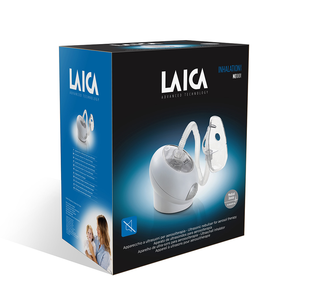 Aparat aerosoli Laica NE1001, silentios, cu ultrasunete, [4],laicashop.ro