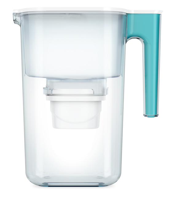 6 filtre Evolve + Cana filtranta de apa Aqua Optima Perfect Pour, albastru, 3,6 litri, [3],laicashop.ro