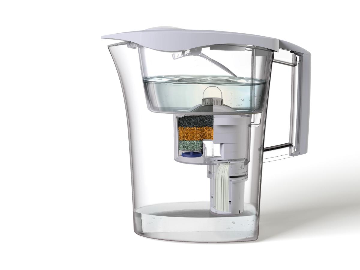 Cana filtranta de apa Laica Germ Stop Predator, 3 litri, alb, [3],laicashop.ro