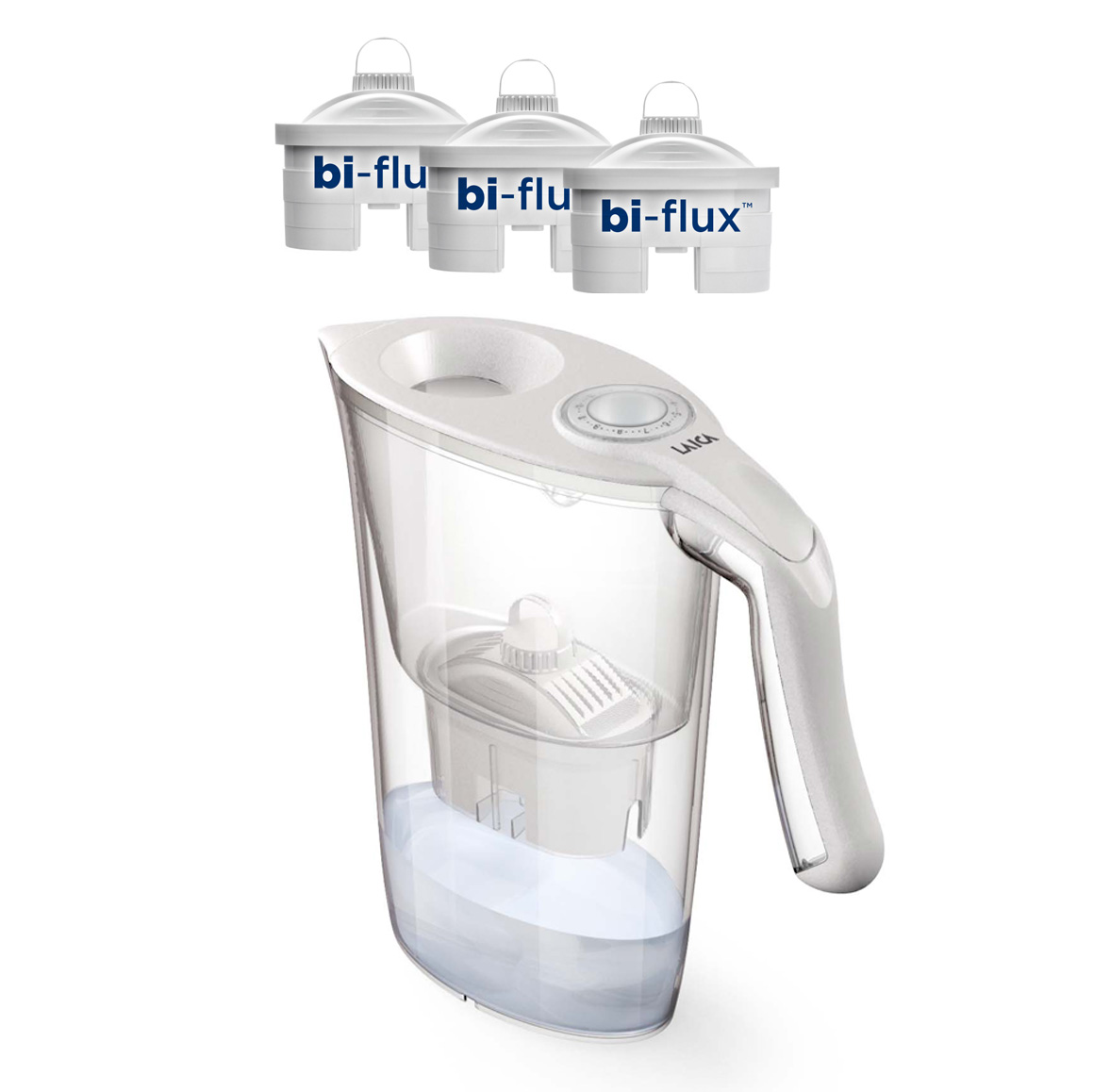 Cana filtranta de apa Laica Norma, 2.3L + 3 cartuse filtrante