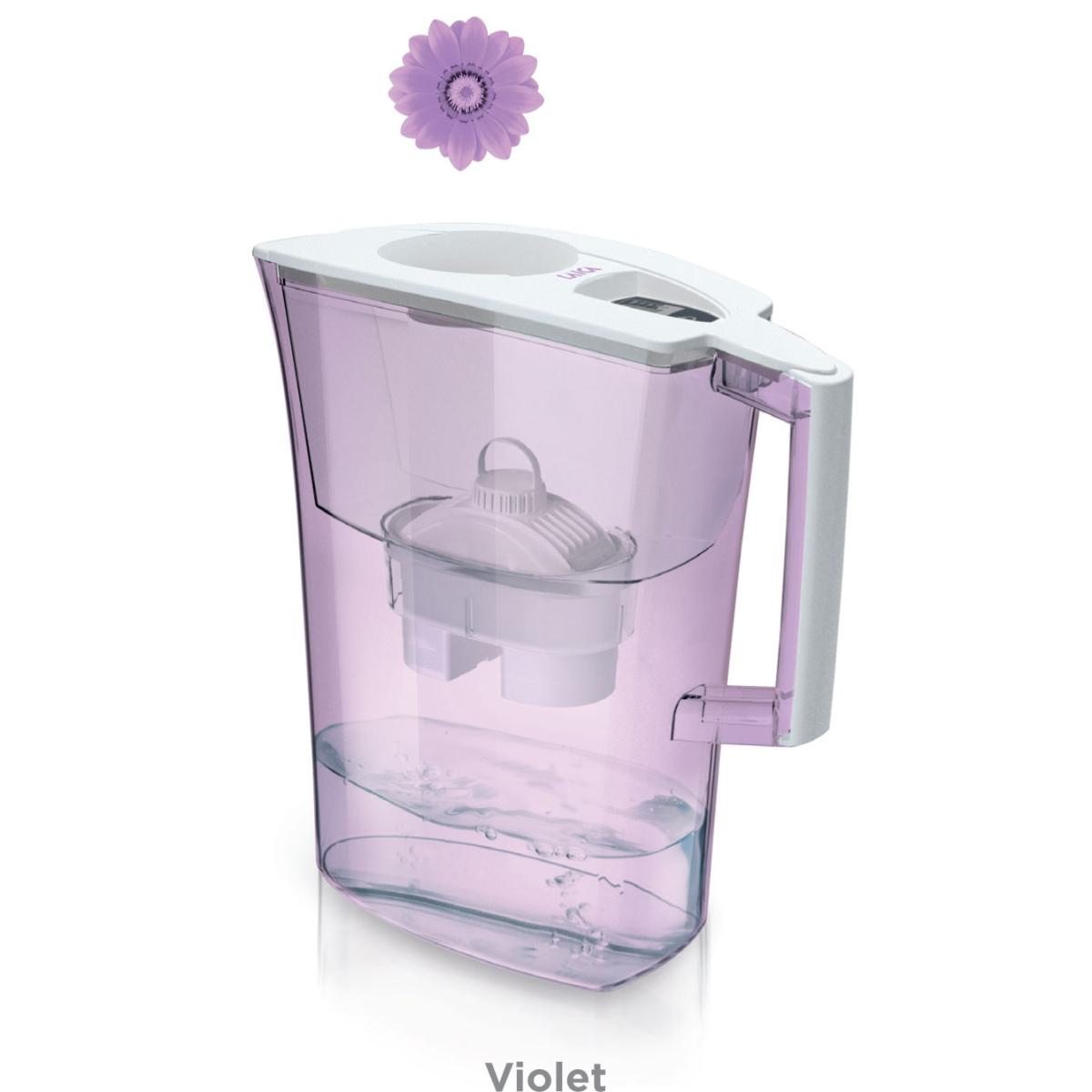 Cana filtranta de apa Laica Spring Violet, 3 litri, [2],laicashop.ro