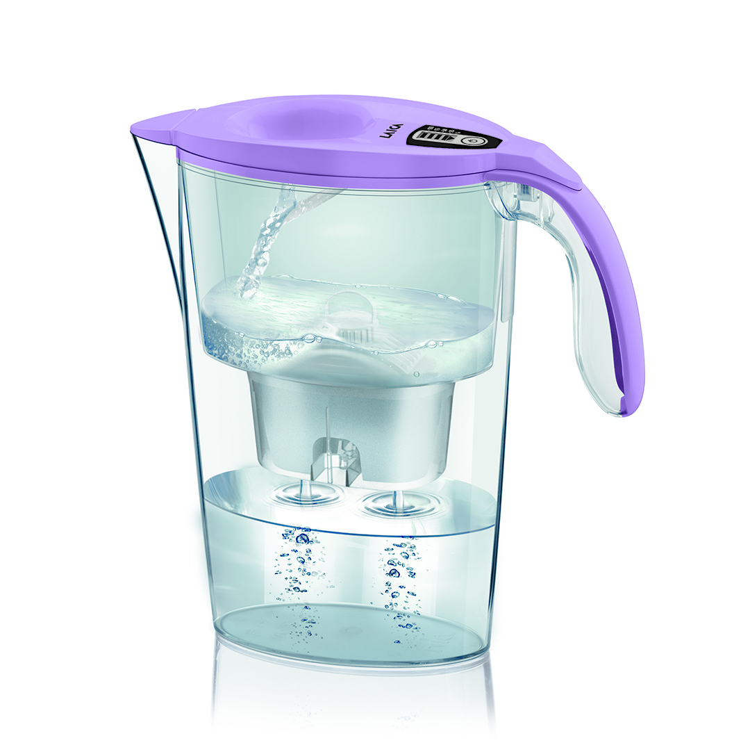 Cana filtranta de apa Laica Stream Violet 2.3 litri