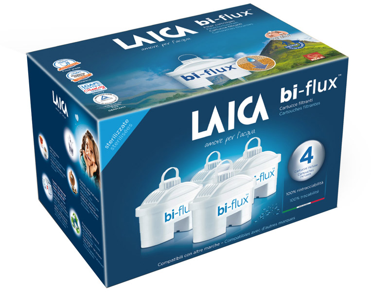 Cartuse filtrante Laica Bi-Flux – 4 buc. Laica