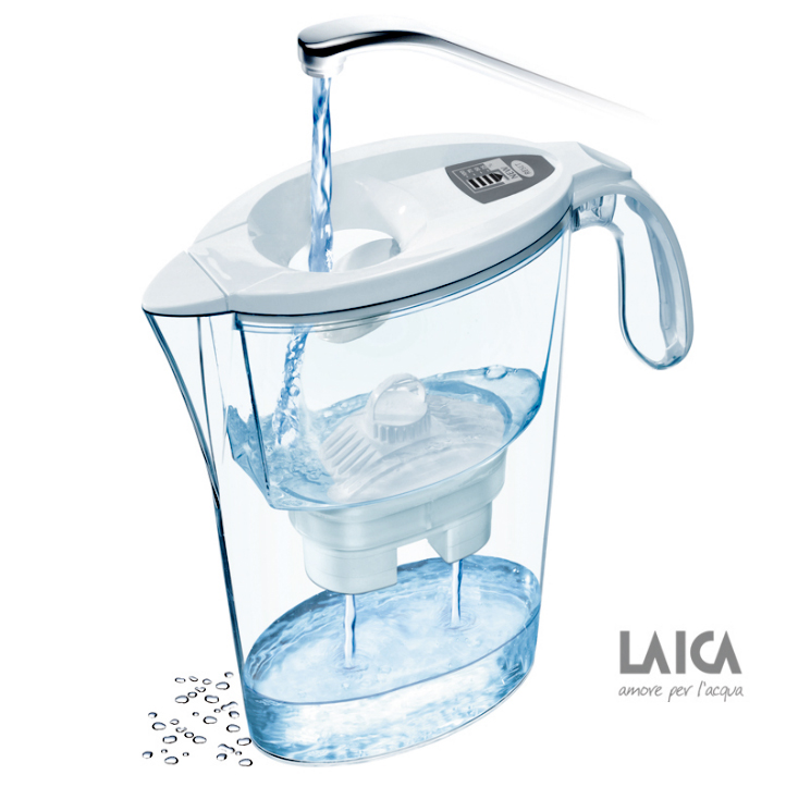 Cana filtranta de apa Laica Stream, 2.3L, + 6 cartuse filtrante, [3],laicashop.ro