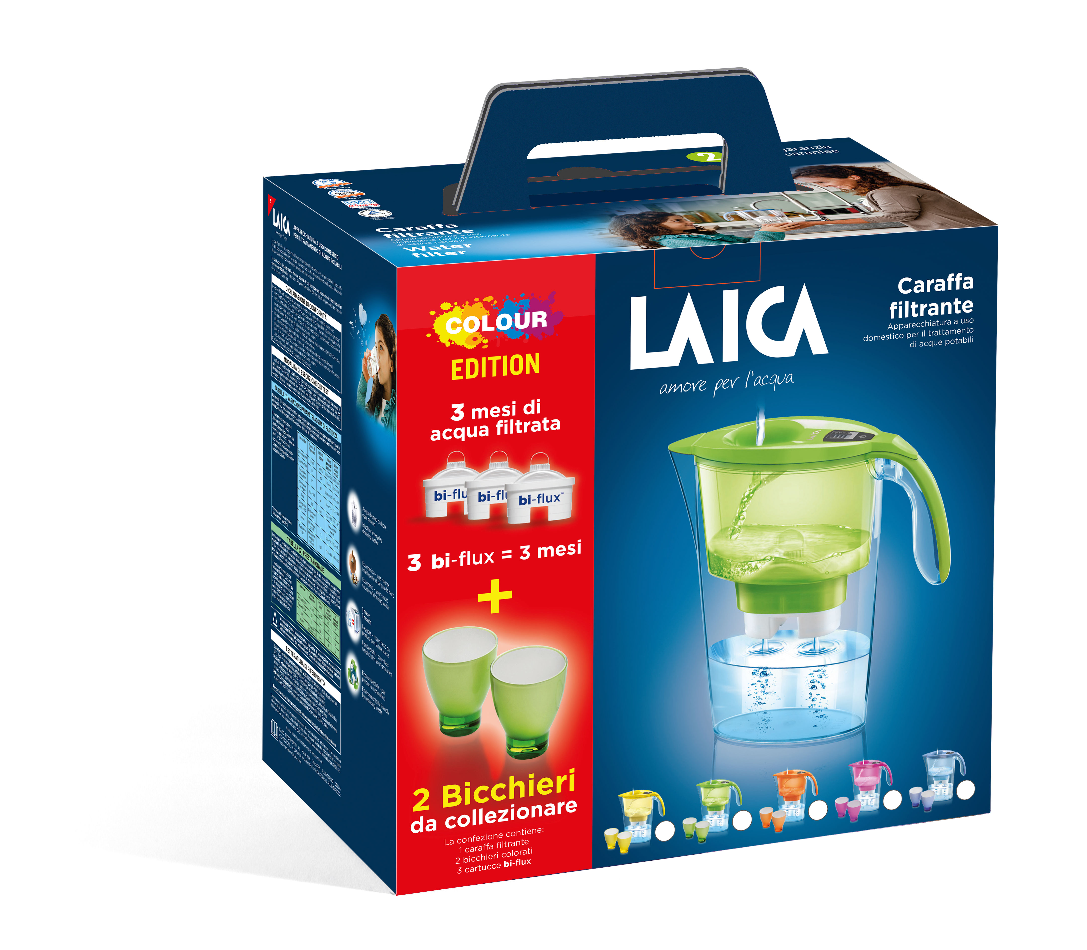 Laica Stream + 6 Filters 2.3L Filter Jug Clear