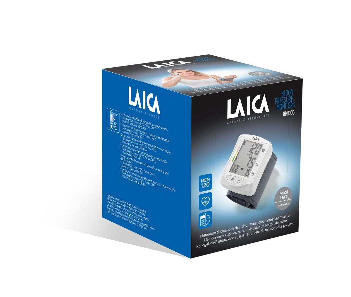 Tensiometru de incheietura Laica BM1006, [4],laicashop.ro