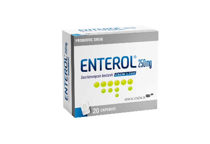 ENTEROL 250 mg x 10 CAPS.