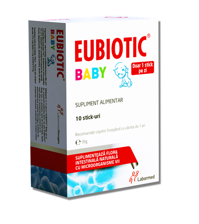EUBIOTIC BABY  X 10 STICK-URI 