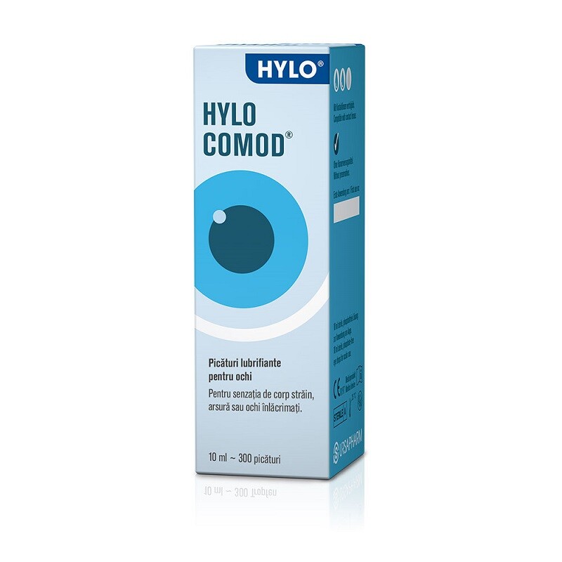 Hylo Comod Solutie Oftalmica X 10ml 6101 Lei Larafarmro