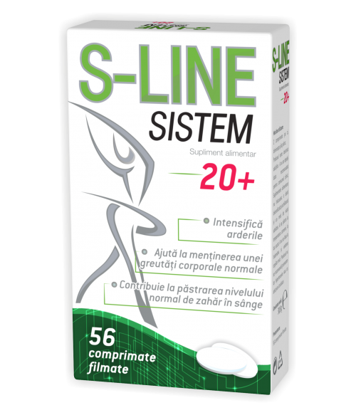 S-Line Sistem 20+ pentru mentinerea greutatii x 56 comprimate